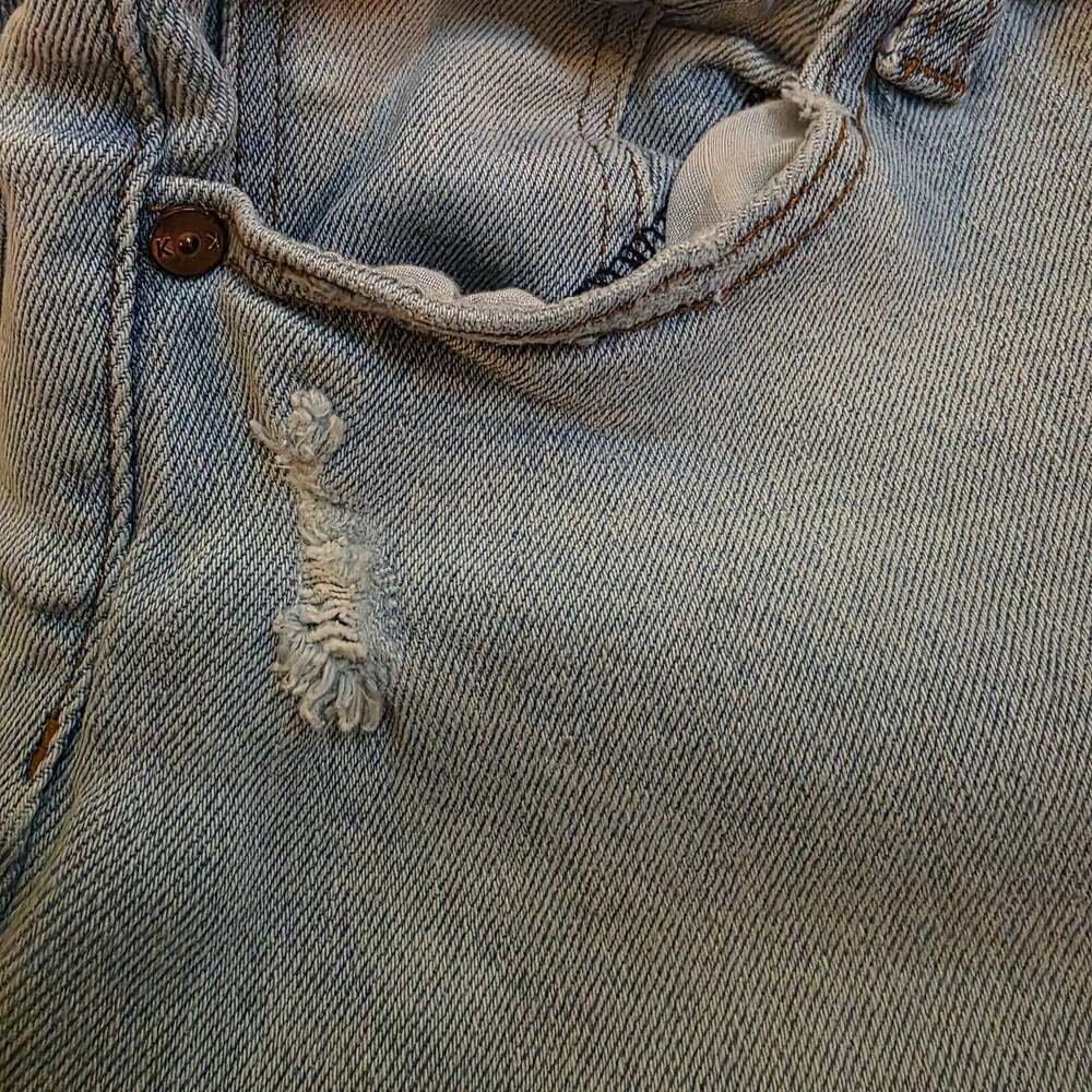 Kendall + Kylie The Ultra Babe Skinny Distressed Jeans Women's Size 13/31 - Picture 5 of 6